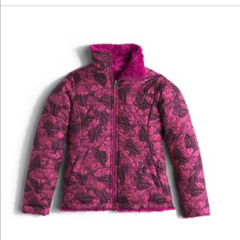 North Face Reversible Mossbud Swirl Jacket Girls